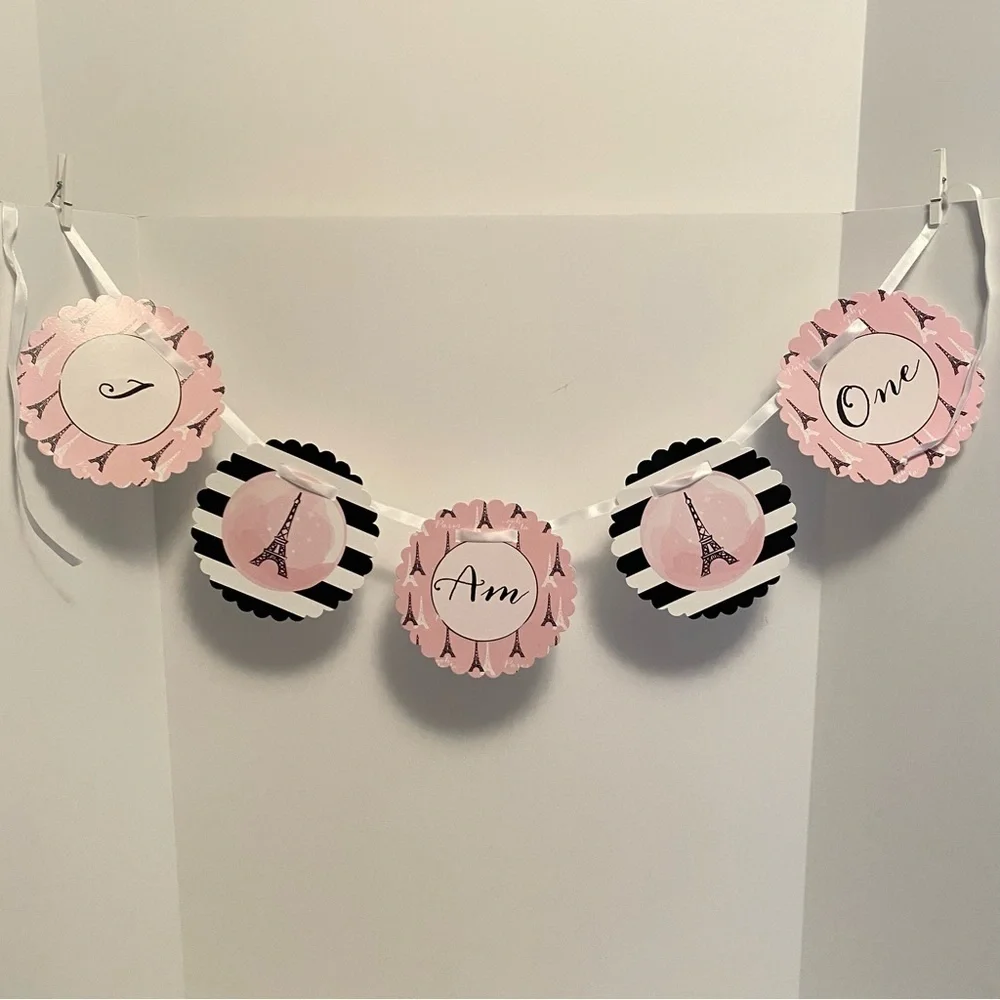Big Dot Of Happiness Paris Ooh La La Themed First Birthday High Chair Banner